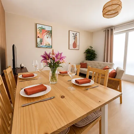 شقة T3 Cosy Avec Parking Centre Saint-sever *